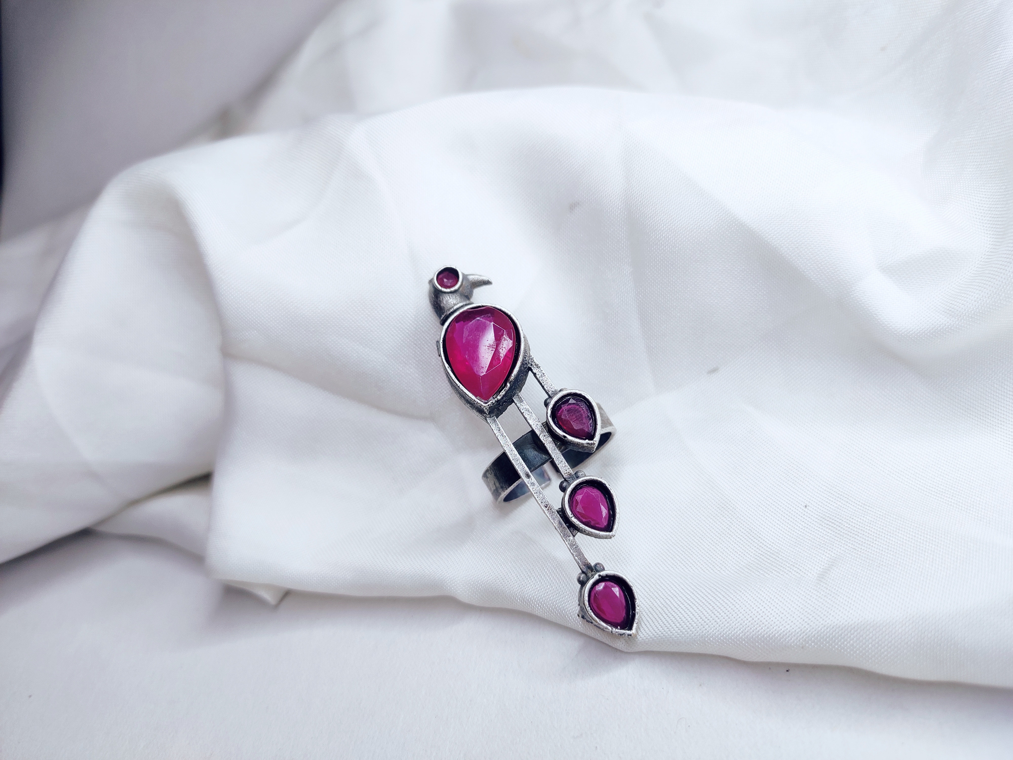 The "Mayura" Peacock Ring by Gajban Creation